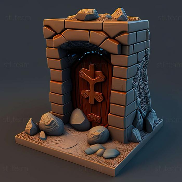 3D модель Игра Суп из камней в подземелье (STL)